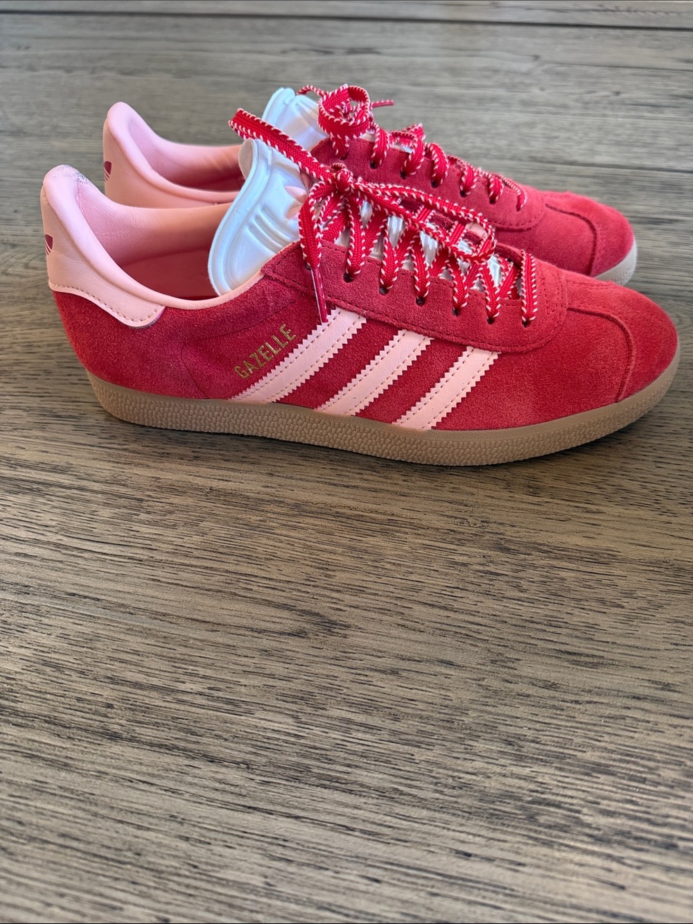 Adidas Gazelle W Women's Red Suede Sneakers